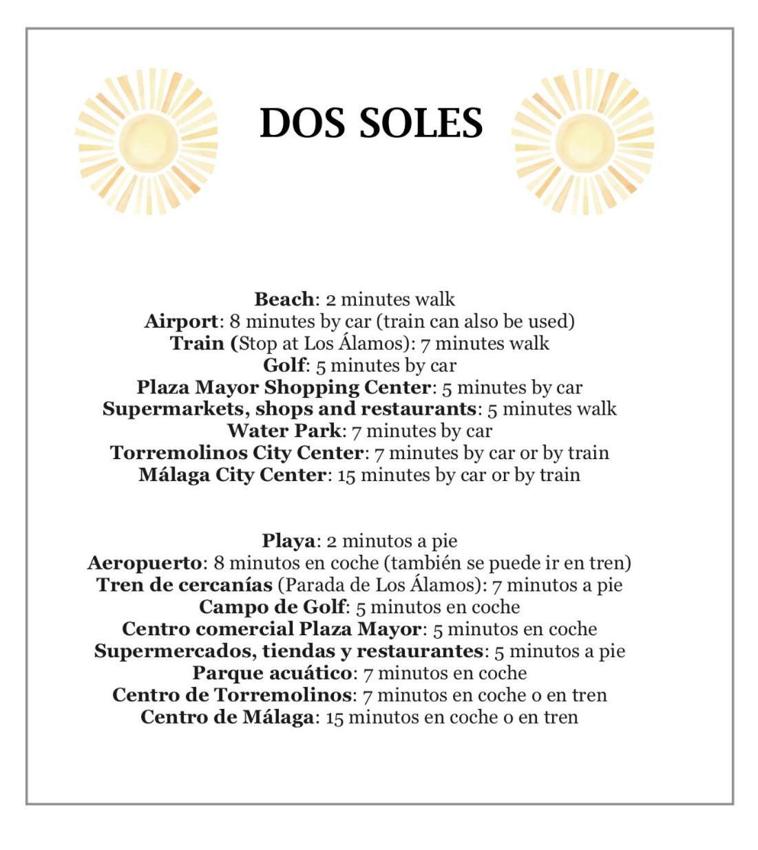 Dos Soles - Only 100 Meters From Beach Torremolinos Zewnętrze zdjęcie